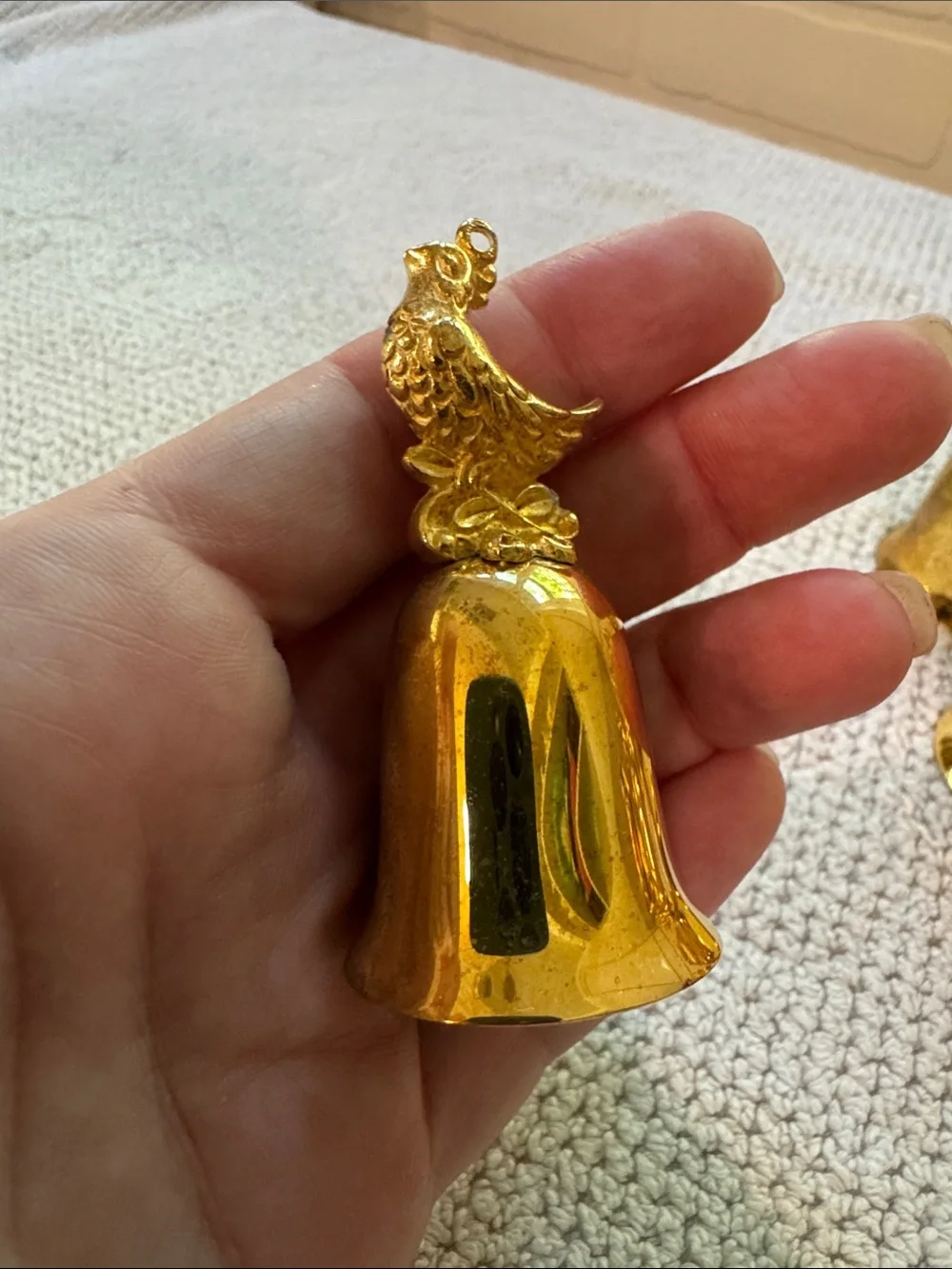 Reed and Barton New England Society Gold Plated 12 Days of Christmas Bells